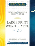 Morning and Evening Devotional Large Print Word Search: 100 Puzzles from the Timeless Christian Classic