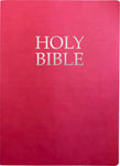 KJVER Holy Bible, Large Print, Berry Ultrasoft: (King James Version Easy Read, Red Letter, Pink)