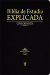 BIBLIA DE ESTUDIO EXPLICADA CON CONCORDANCIA PIEL NEGRA INDICE