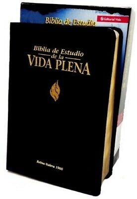 BIBLIA DE ESTUDIO VIDA PLENA PIEL ESPECIAL- NEGRO