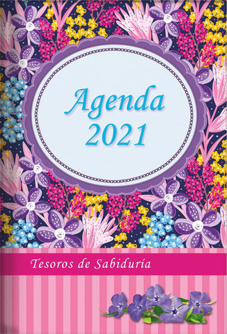 Agenda 2021 - Tesoros de Sabiduría - flores silvestres