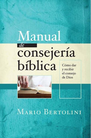 Manual de consejería bíblica