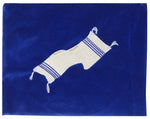 Tallit Bag-Embroidered Tallit-Blue Velvet