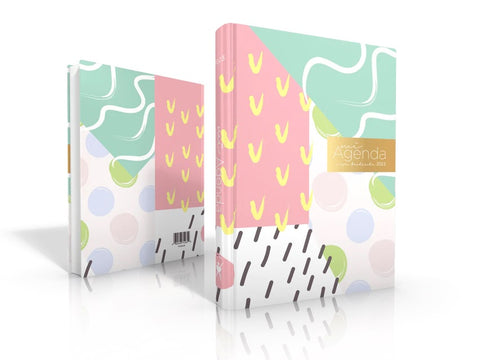 Agenda 2023 - Tapa Dura Mujer Círculos Pastel