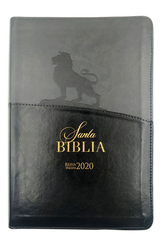 Biblia Reina Valera 2020 Edición Zíper Letra Grande León
