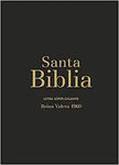 Biblia RVR60 Letra Súper Gigante - Negro con índice/cierre (Bible - RVR60 Super Large