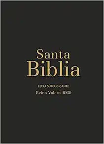 Biblia RVR60 Letra Súper Gigante - Negro con índice/cierre (Bible - RVR60 Super Large