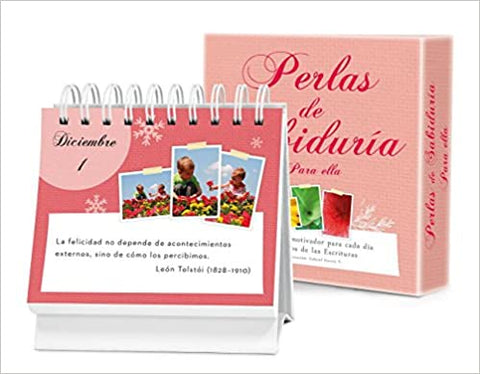 Perlas de Sabiduría para Ella: Un diario Quotebook en práctico formato de escritorio (Spanish Edition)