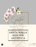 NBLA Santa Biblia Edición Artística, Tapa Dura/Tela, Canto con Diseño, Edición Letra Roja
