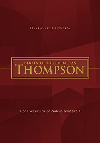 Reina Valera Revisada Biblia de Referencia Thompson, Edición Letra Roja Con zipper e indice