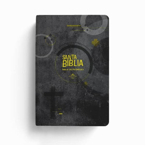 Biblia de Promesas RV1960 - Letra Grande/Piel / Con  Cierre -Metal / Negro