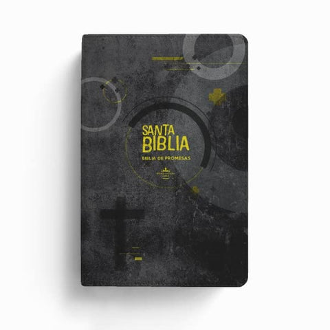 Biblia de Promesas RV1960 - Letra Grande/Piel /Índice con Cierre -Metal / Negro