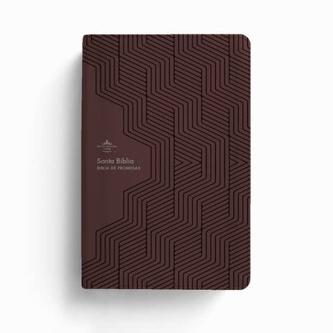 Biblia de Promesas Reina-Valera 1960 / Letra Gigante - 13 Puntos / Piel Especial con Índice y Cierre / Líneas Marrón