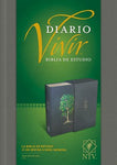 Biblia de estudio del diario vivir NTV- Tapa Dura Gris- Arbol (con indice)
