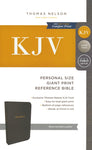 KJV Personal Size Reference Bible Giant Print, Bonded Leather, Black