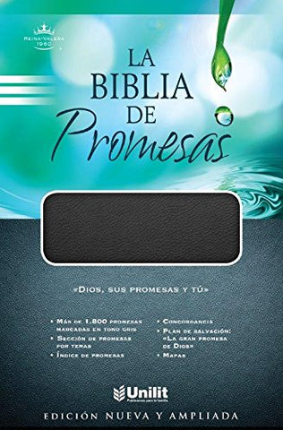 Biblia de Promesas Piel Especial Negro