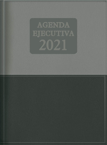 Agenda Ejecutiva 2021 - Gris Leather