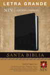 Santa Biblia NTV, Edición compacta letra grande, DuoTono (Letra Roja, SentiPiel, Negro/Ónice)