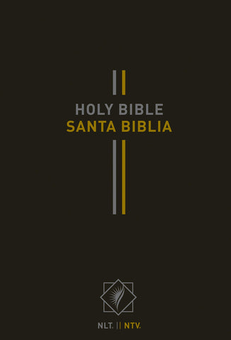 Bilingual Bible / Biblia bilingüe NLT/NTV Tapa Dura Negro