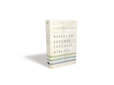 NVI BIBLIA DE ESTUDIO, TEOLOGÍA BÍBLICA, TAPA DURA, INTERIOR A CUATRO COLORES