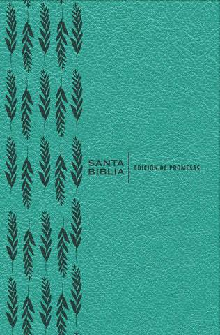 Biblia de promesas RV1960 letra grande- turquesa