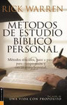 Metodos de estudio biblico personal