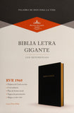 RVR 1960 Biblia letra gigante, negro imitación piel