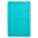 KJV Holy Bible, Value Gift and Award Thinline Bible, Turquoise Faux Leather Bible w/One Year Bible Reading Plan, King James Version