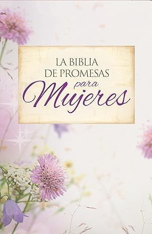 Santa Biblia de Promesas Reina-Valera 1960 / Letra Gigante - 13 puntos / Piel Especial con Cierre / Floral