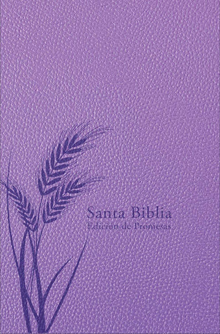 Santa Biblia de Promesas Reina Valera 1960 Tamaño Manual Letra Grande | Lavanda | Cierre