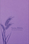 Santa Biblia de Promesas Reina Valera 1960 Tamaño Manual Letra Grande | Lavanda | Índice