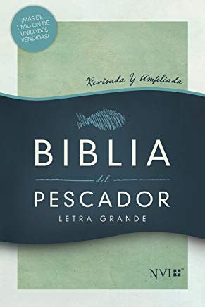 NVI Biblia del Pescador letra grande, verde tapa dura