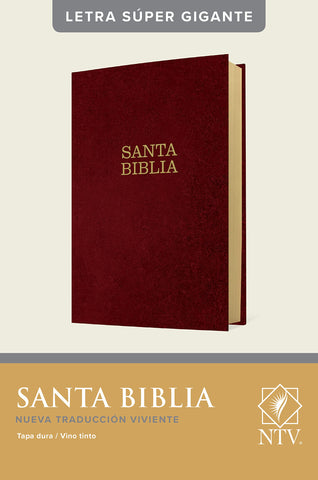 Santa Biblia NTV, letra súper gigante, Tapa Dura con índice