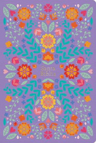 Santa Biblia RVR 1960 Biblia letra gigante, floreada, símil piel (2023 ed.)