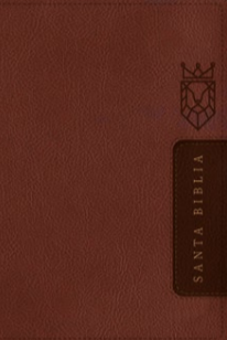 Biblia Tamaño Manual- Café Símil Piel- Letra Grande- Edición Limitada con Cierre