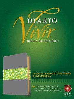 Biblia de estudio del diario vivir NTV- Verde y Gris