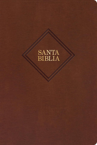 Santa Biblia RVR 1960 Biblia letra gigante, café, piel fabricada con índice (2023 ed.)