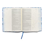 RVR 1960 Biblia de apuntes, edición ilustrada, tela en rosado y azul