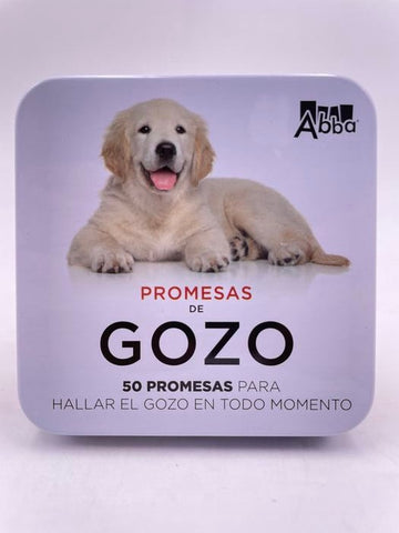 Promesas Abba Gozo: 50 promesas para hallar el gozo - caja metálica