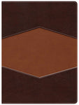 RVR 1960: BIBLIA DE ESTUDIO HOLMAN Chocolate/Terracota Con Indice