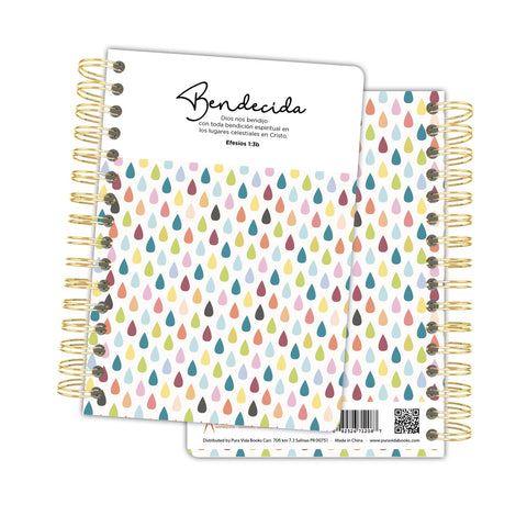 Libretas Lineas & Flores - Bendecida