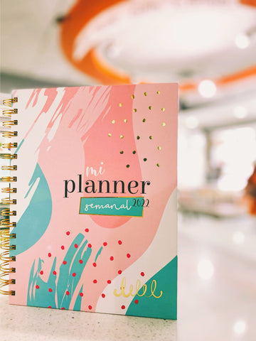 Planificador Semanal 2022 - Rosa