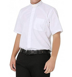Camisa Clerical Blanca