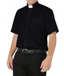 Camisa Clerical Negra