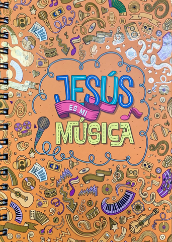 ANOTADOR TAPA DURA-"Jesús es mi Música"