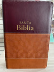 Biblia Tamaño Manual Letra Grande RVR1960 - Café Geométrico