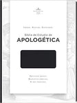 Biblia de Estudio de Apologética, negro imitación piel