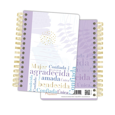 Journal Leaves 2022 Mujer Unica (Lila)