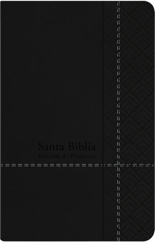 Santa Biblia de Promesas Reina Valera 1960 Tamaño Manual Letra Grande | Negra | Cierre | Índice