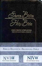 Biblia bilingue NVI/ NVI - (Tapa suave, negro)